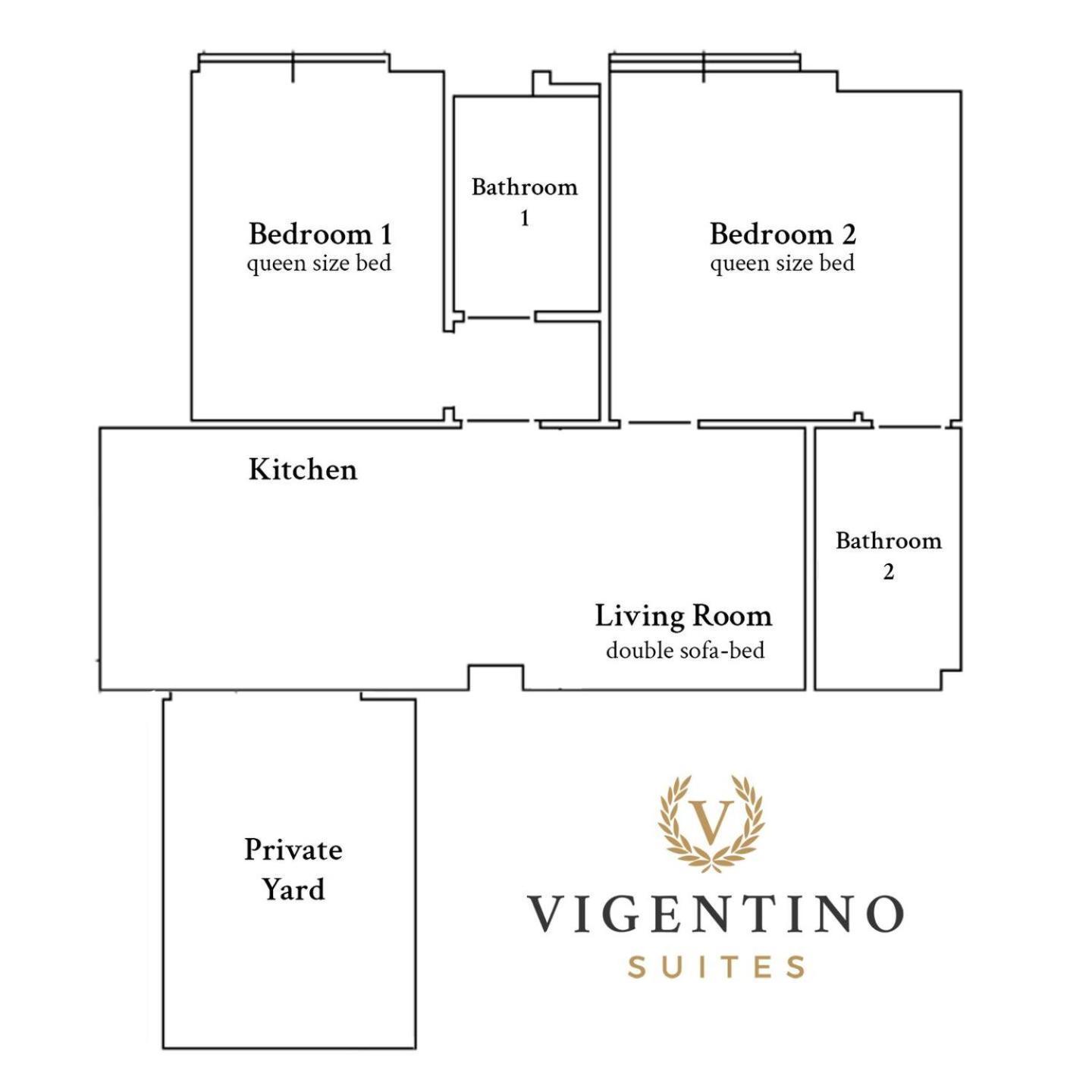 Vigentino Suites Milánó Szoba fotó